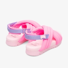 Camper Oruga Sandals Neon Pink - Kids Singapore AUPZJG-025